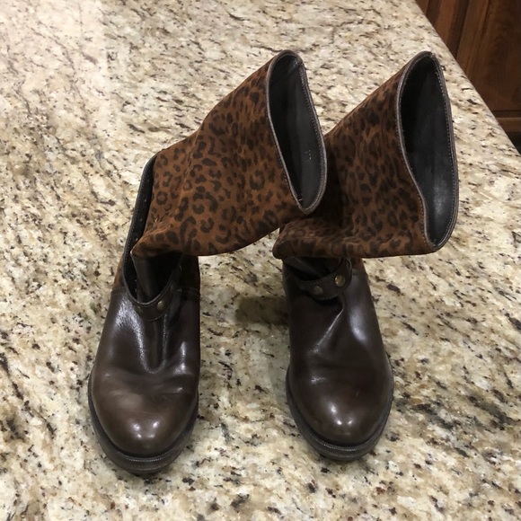 Vero Cuoio Italian Leather/Suede Bootie NWOT - Picture 3 of 4